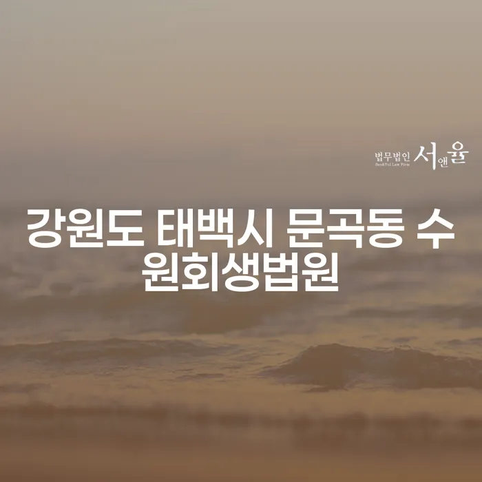강원도 태백시 문곡동 수원회생법원에서 개인회생을 시작하는 방법은?